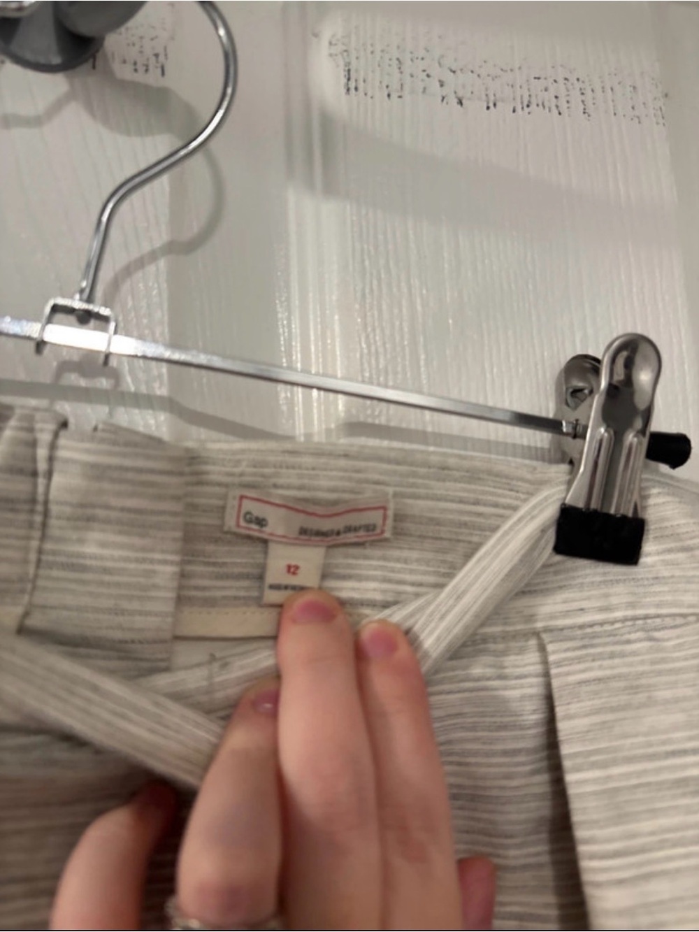 Classic grey  A-Line Women's Skirt - Picture 2 of 4